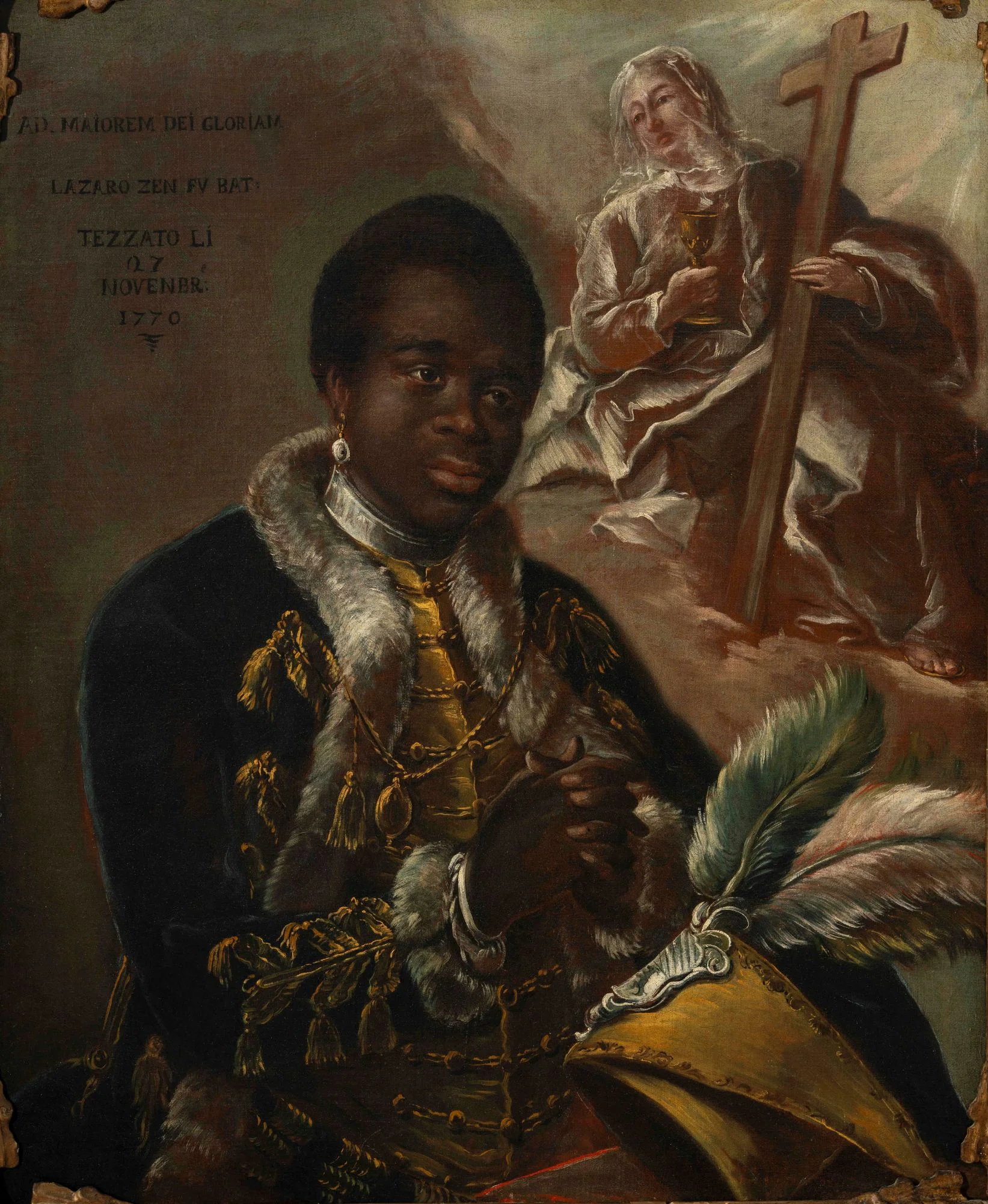 Portrait of Lazzaro Zen by Francesco Guardi